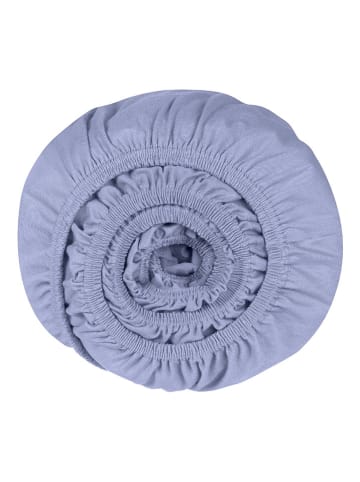 Schiesser Hoeslaken "Elli" blauw