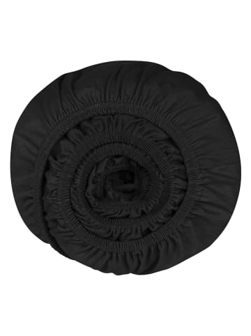 Schiesser Spannbettlaken "Elli" in Schwarz