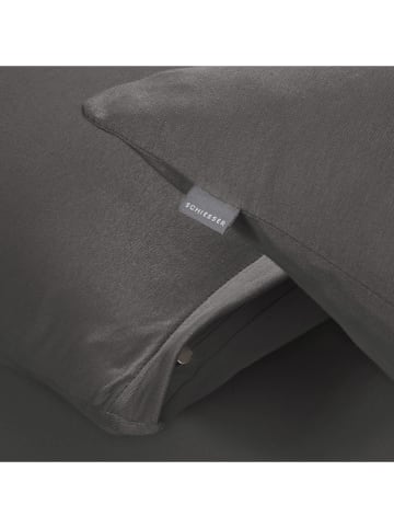 Schiesser Jersey kussenhoes "Jessi" donkergrijs