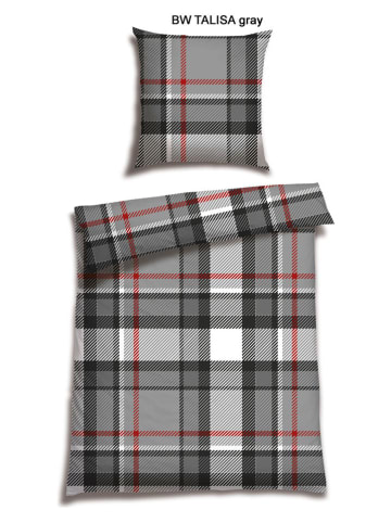 Schiesser Feinbiber-Bettwäsche-Set ''Talisa'' in Grau