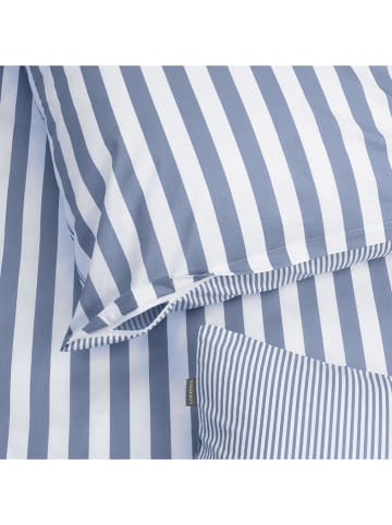 Schiesser Komplet pościeli renforcé w kolorze błękitno-białym