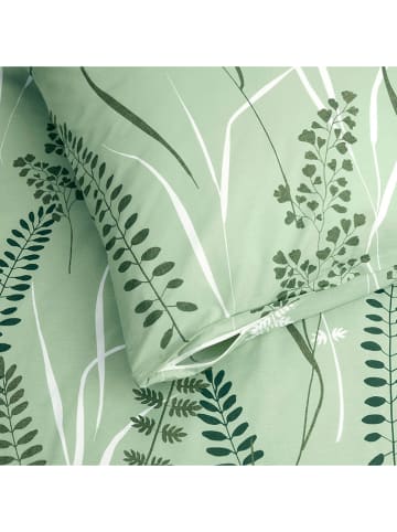 Schiesser Komplet pościeli renforcé "Annic" w kolorze zielonym