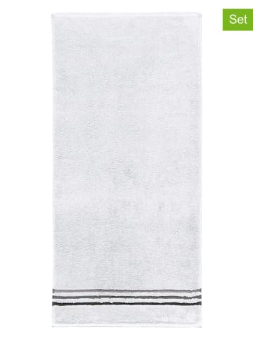 Schiesser Ręczniki (4 szt.) "Skyline" w kolorze białym do rąk