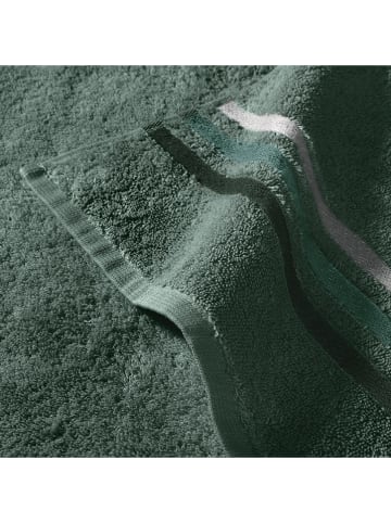 Schiesser 5er-Set: Gästehandtücher "Skyline" in Grün