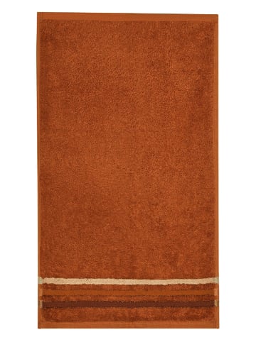 Schiesser 5-delige set: gastendoeken ''Skyline'' terracotta