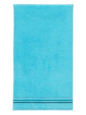 Schiesser 5-delige set: gastendoeken "Skyline" turquoise