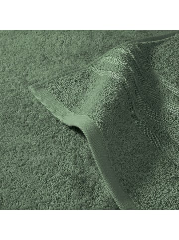 Schiesser 5er-Set: Gästehandtücher "Milano" in Grün