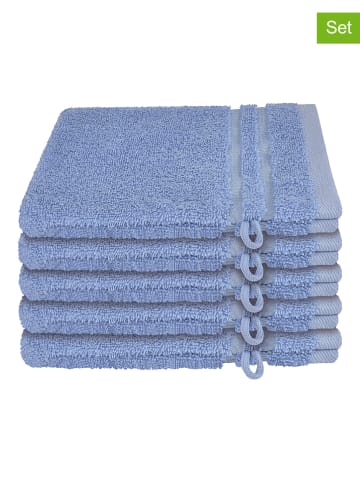 Schiesser Myjki (5 szt.) "Milano" w kolorze niebieskim