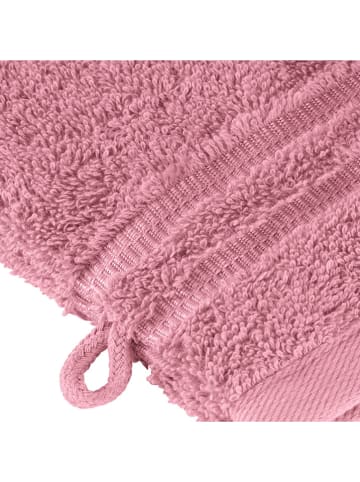 Schiesser 5er-Set: Waschhandschuhe "Milano" in Rosa