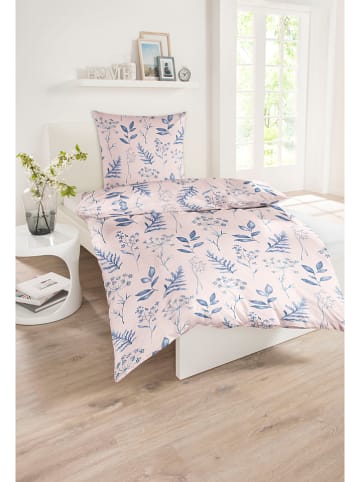 Schiesser Renforcé-Bettwäsche-Set in Rosa