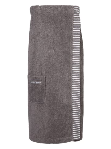 Schiesser Saunakilt "Rom" donkergrijs