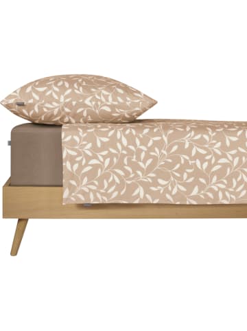 Schiesser Renforcé-Bettwäsche-Set "Liliebeth" in Beige