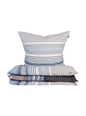 Schiesser Feinbiber-Bettwäsche-Set "Pino" in Grau