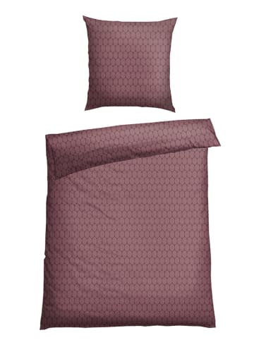 Schiesser Feinbiber-Bettwäsche-Set "Drops" in Lila