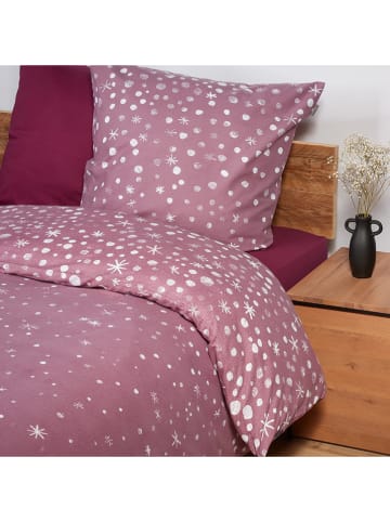 Schiesser Fijnbiber beddengoedset "Runa" lichtroze