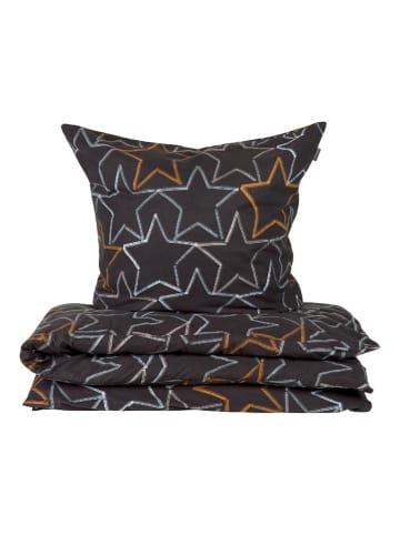 Schiesser Feinbiber-Bettwäsche-Set "Lizzy" in Dunkelgrau