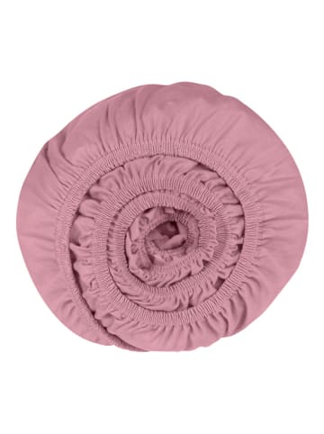 Schiesser Feinbiber-Spannbettlaken "Finni" in Rosa