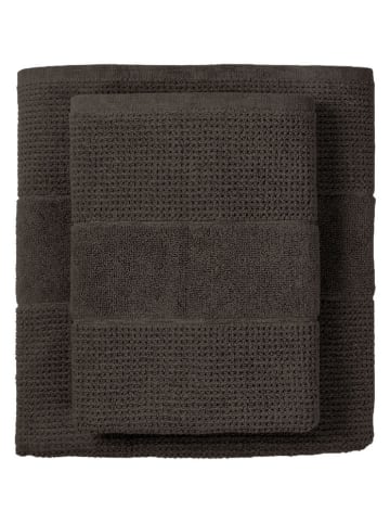 Schiesser 4-delige set: handdoeken "Turin" bruin