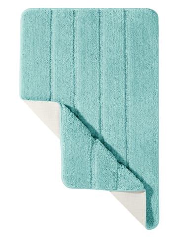 Schiesser Dywanik łazienkowy "Milano" w kolorze turkusowym