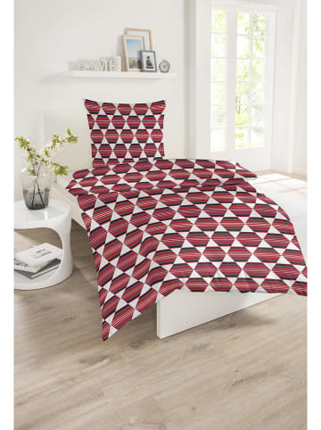 Schiesser Renforcé-Bettwäsche-Set "Castilo" in Rot