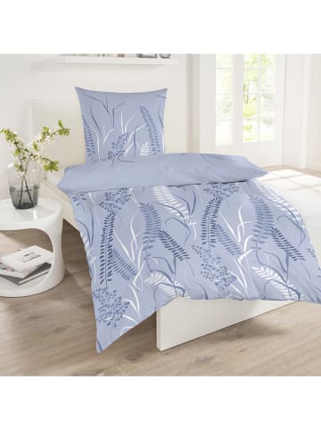 Schiesser Renforcé beddengoedset "Cinnia" lichtblauw