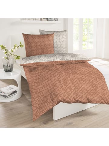 Schiesser Renforcé-Bettwäsche-Set "Ole" in Orange