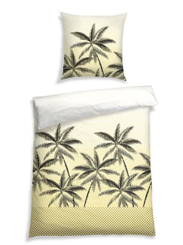 Schiesser Renforcé beddengoedset geel/wit