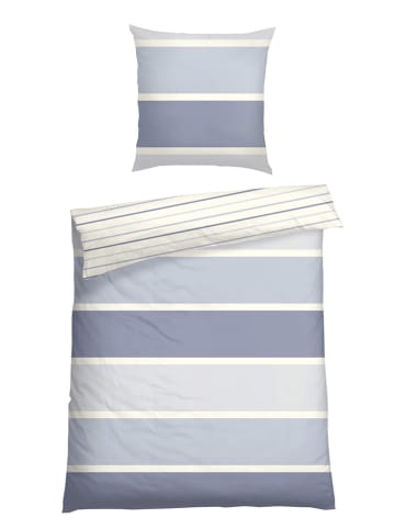 Schiesser Feinbiber-Bettwäsche-Set "Brody" in Lila