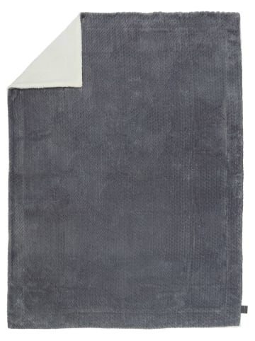 Schiesser Wohndecke "Elsa" in Dunkelgrau