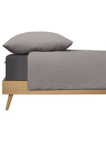 Schiesser Mousseline beddengoedset "Molly" grijs
