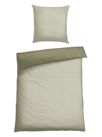 Schiesser Renforcé beddengoedset "Ethno" groen