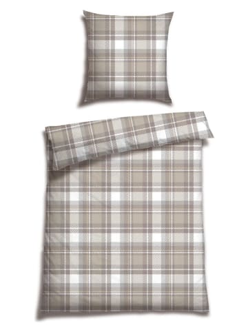 Schiesser Fijnbiber beddengoedset "Metor" beige