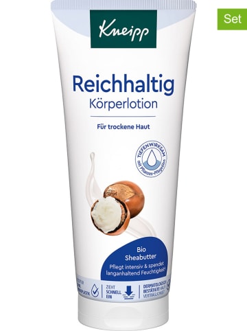 Kneipp 3er-Set: Körperlotion "Reichhaltig", je 200 ml