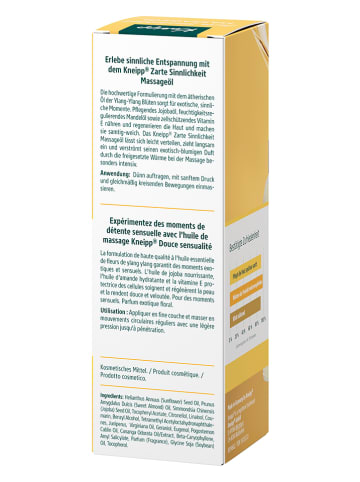 Kneipp Massageöl "Zarte Sinnlichkeit" - 100 ml