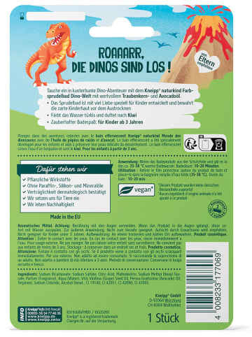 Kneipp 6er-Set: Farbsprudelbad "Naturkind Dinowelt"