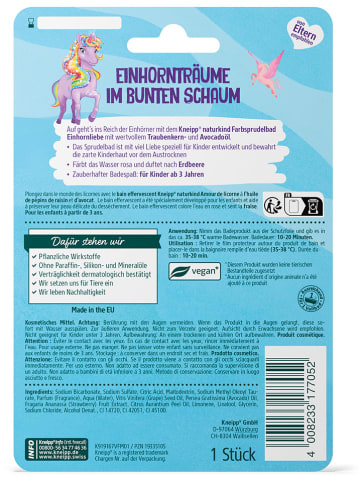 Kneipp 6er-Set: Farbsprudelbad "Naturkind Einhornliebe"