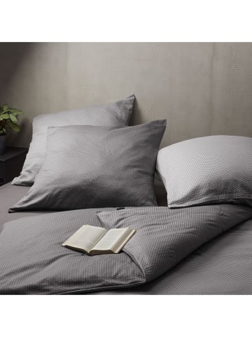 Schiesser Spannbettlaken "Las Palmas" in Anthrazit