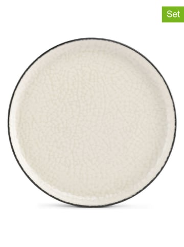 Salt and Pepper Talerzyki deserowe (2 szt.) "Gravel" w kolorze białym - Ø 20 cm
