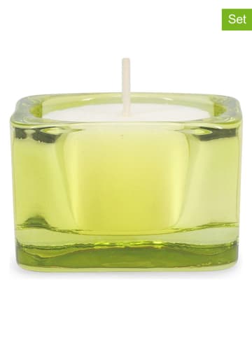 Salt and Pepper 2er-Set: Teelichthalter "Mood" in Grün - (B)5 x (H)5 cm