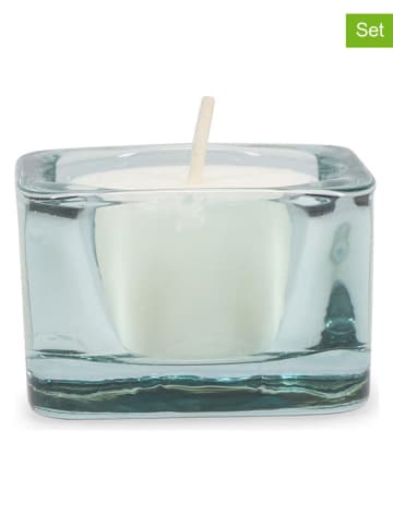 Salt and Pepper 2er-Set: Teelichthalter "Mood" in Türkis - (B)5 x (H)5 cm