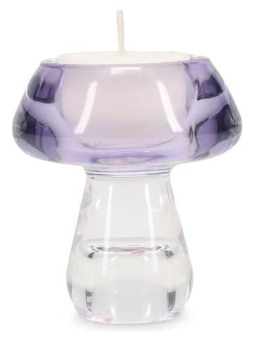 Salt and Pepper Świeczniki (2 szt.) "Mood" w kolorze fioletowym - wys. 7,5 cm