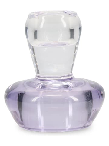 Salt and Pepper 2er-Set: Kerzenhalter "Mood" in Lila - (H)7,5 cm