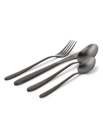 Salt and Pepper 24tlg. Besteckset "Slim" in Schwarz