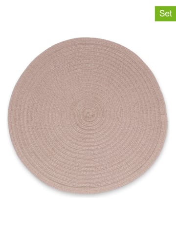 Salt and Pepper Podkładki stołowe (4 szt.) "Nala" w kolorze beżowym - Ø 36 cm