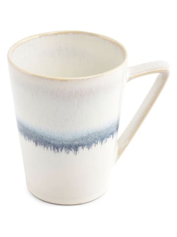 Salt and Pepper 4er-Set: Tassen "Stripes" in Weiß/ Blau - 370 ml