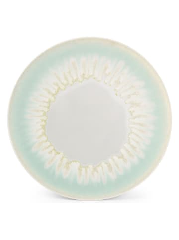 Salt and Pepper 4er-Set: Platzteller "Maldives" in Weiß/ Grün - Ø 32 cm