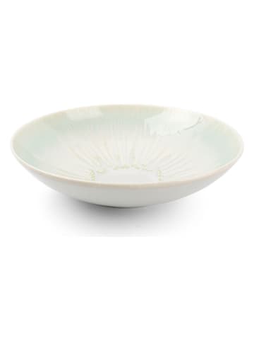 Salt and Pepper 4er-Set: Suppenteller "Maldives" in Weiß/ Mint - Ø 15 cm