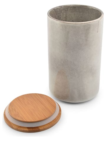 Salt and Pepper Pojemnik "Bake" w kolorze szaro-jasnobrązowym - wys. 21 x Ø 12,5 cm