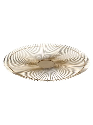 Salt and Pepper Miska dekoracyjna "Twisted Iris" w kolorze złotym - wys. 5 x Ø 53 cm