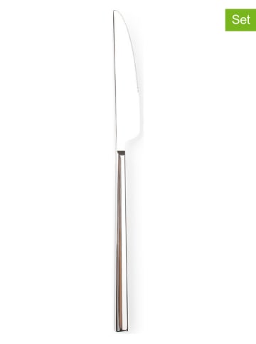 Salt and Pepper 6er-Set: Edelstahl-Dessertmesser "Terno" - (H)21 cm